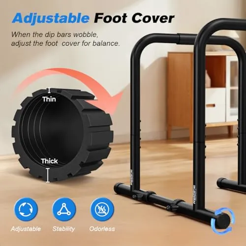 RELIFE Dip Station Review: Adjustable Calisthenics Stand image 6