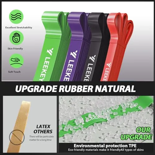 LEEKEY Resistance Bands Review: Home Workout Band Set image 3