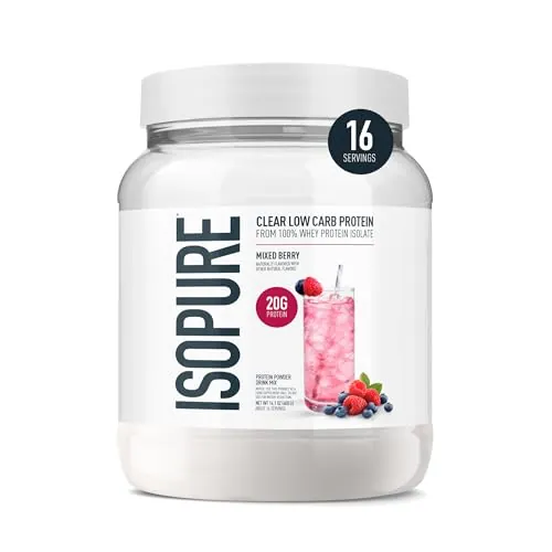 Isopure Clear Whey Isolate Mixed Berry Review