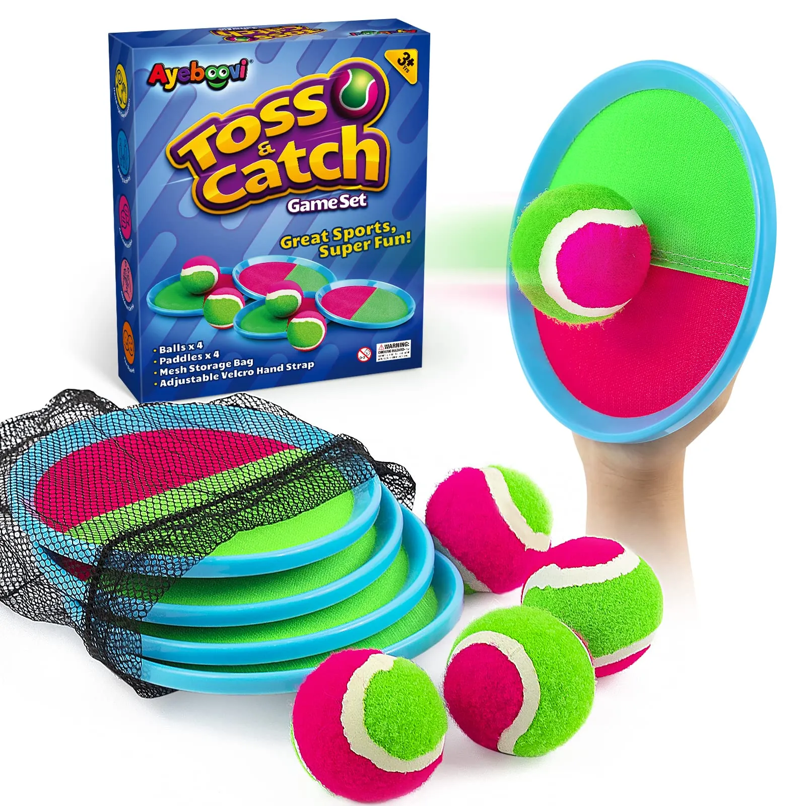 Ayeboovi Toss and Catch Ball Game Review: Outdoor Play image 8
