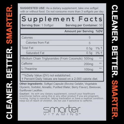 SmarterVitamins Caffeine Pills Review: Energy Softgels image 6