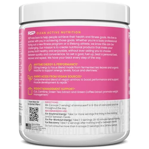 RSP Nutrition AminoLean Review: Pre-Workout Powder image 2
