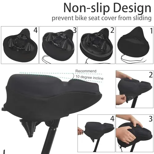 DAWAY C9 Bike Seat Cover Review: Exercise Bike Cushion image 5