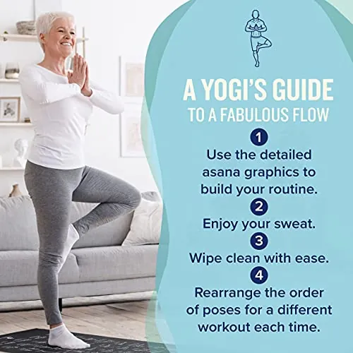 NewMe Fitness Yoga Mat Review: Printed Pose Exercise Mat image 6