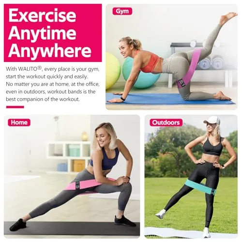WALITO Resistance Bands Review: Fabric Loop Bands image 4