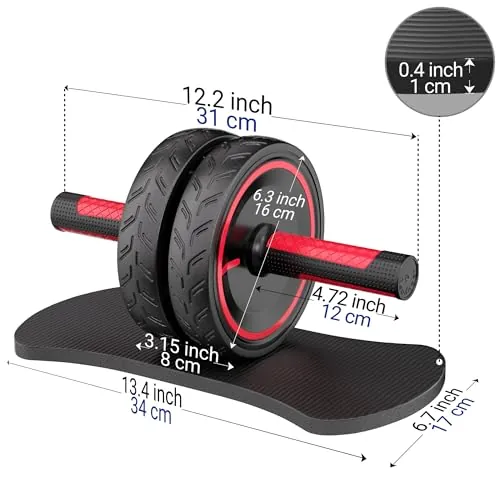 READAEER Ab Roller Review: Dual-Wheel Home Gym Analysis image 5