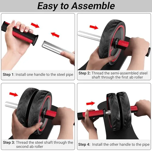 READAEER Ab Roller Review: Dual-Wheel Home Gym Analysis image 6