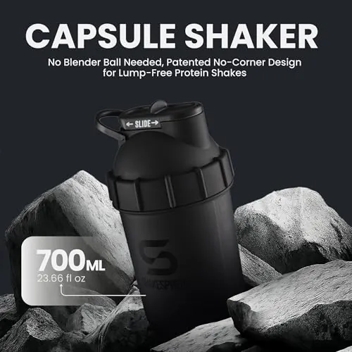 SHAKESPHERE Shaker Bottle Review: 24oz Protein Mixer image 3