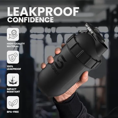 SHAKESPHERE Shaker Bottle Review: 24oz Protein Mixer image 4