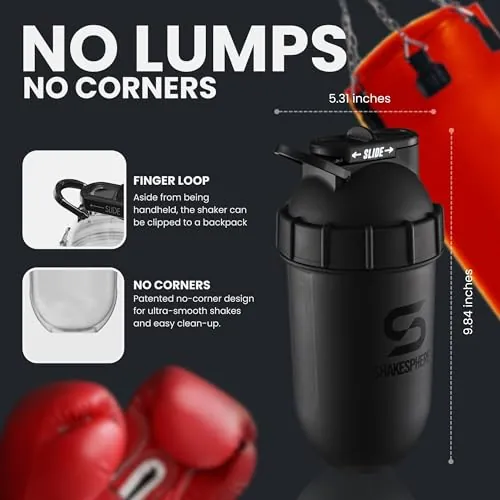 SHAKESPHERE Shaker Bottle Review: 24oz Protein Mixer image 5
