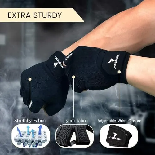 ATERCEL Workout Gloves Review: Budget Gym Grip Gloves image 4
