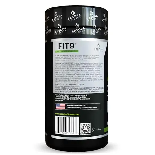 Sascha Fitness FIT9 Review: Vegan Fat Loss Supplement image 3