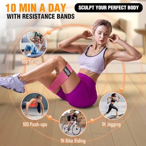 COOBONS FITNESS Fabric Resistance Bands Review image 6