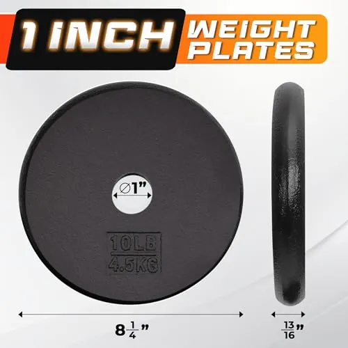 Yes4All Standard Weight Plates Review: 1-Inch Cast Iron image 2