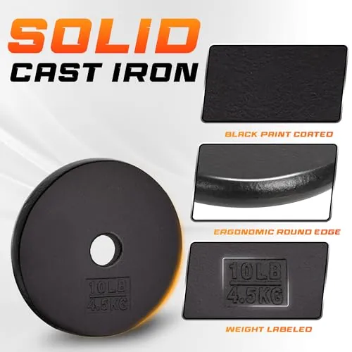 Yes4All Standard Weight Plates Review: 1-Inch Cast Iron image 3
