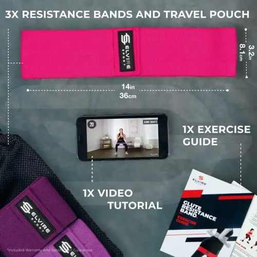 ELVIRE Fabric Resistance Bands Review: Home Workout Set image 4