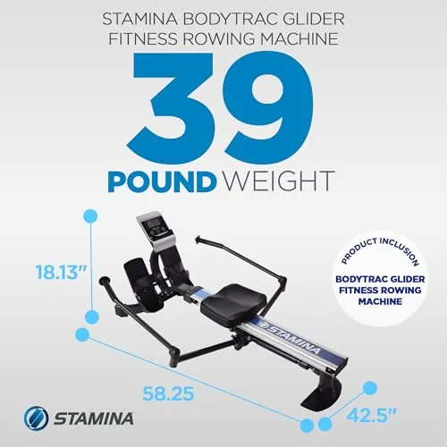 Stamina BodyTrac Glider Review: Hydraulic Rowing Machine image 4