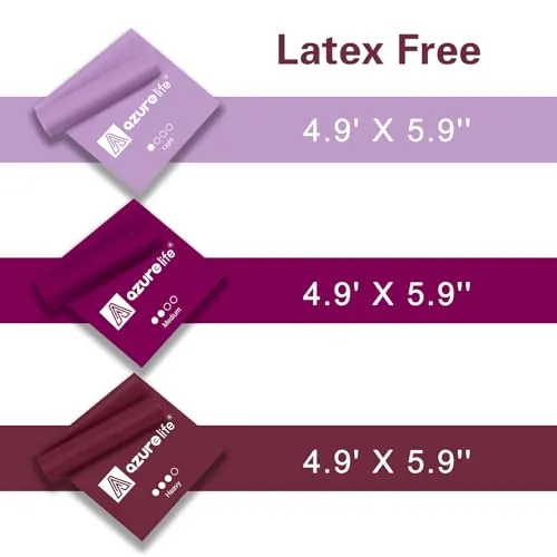 A AZURELIFE Resistance Bands Review: Non-Latex Exercise Bands image 3