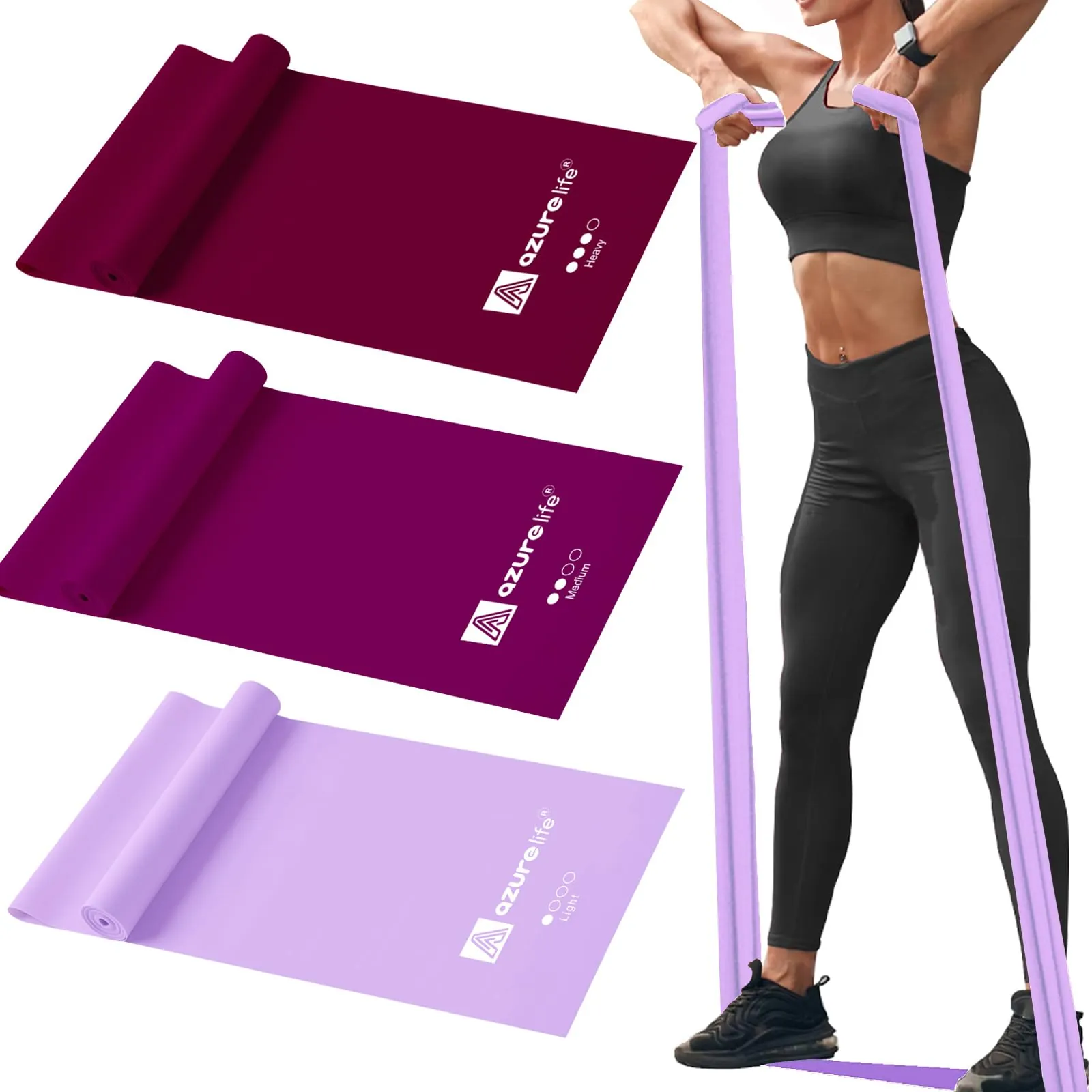 A AZURELIFE Resistance Bands Review: Non-Latex Exercise Bands image 8