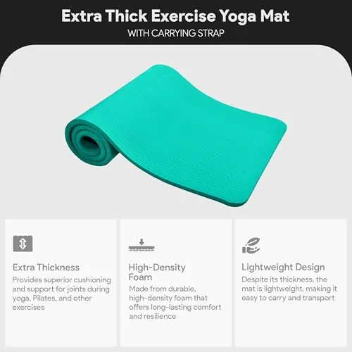 BalanceFrom Yoga Mat Review: 1-Inch Exercise Mat Analysis image 2