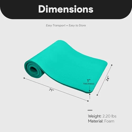 BalanceFrom Yoga Mat Review: 1-Inch Exercise Mat Analysis image 3