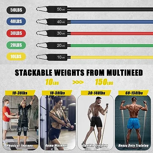 CHAREADA 23 Pack Resistance Bands Set Review image 2