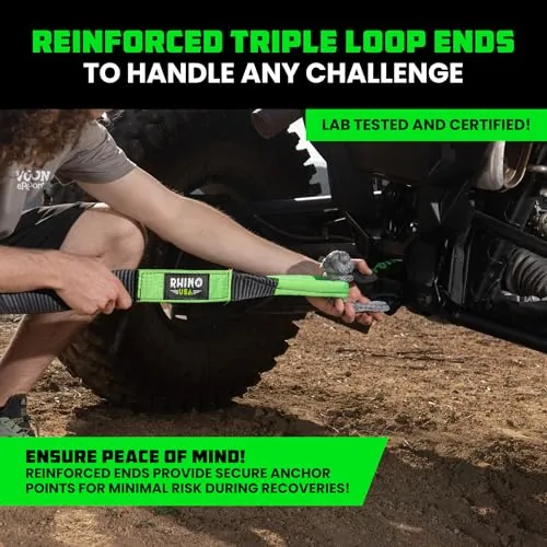 Rhino USA Recovery Tow Strap Review: Offroad Recovery Strap image 3