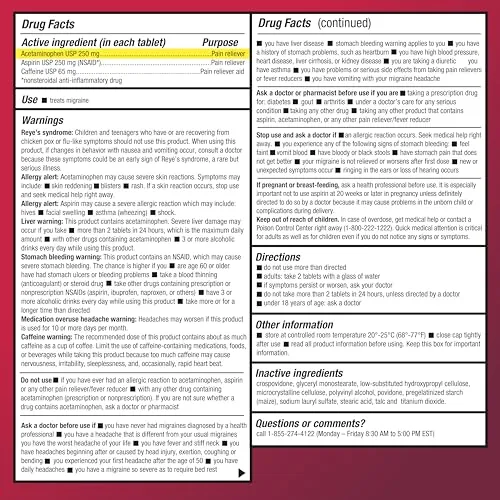 Amazon Basic Care Migraine Relief Review image 3