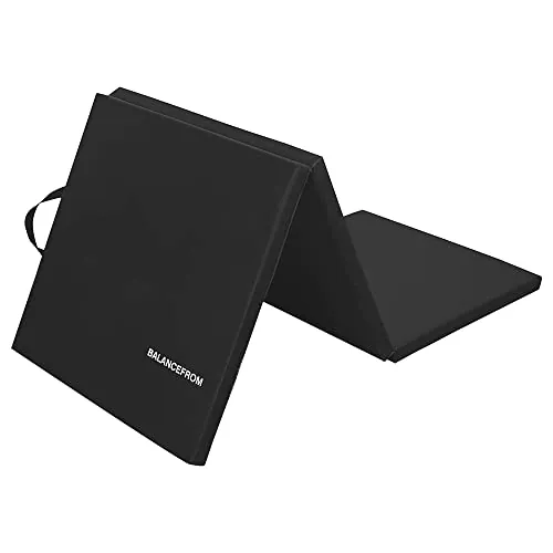 BalanceFrom 6x2 Feet 3-Panel Folding Gymnastics...