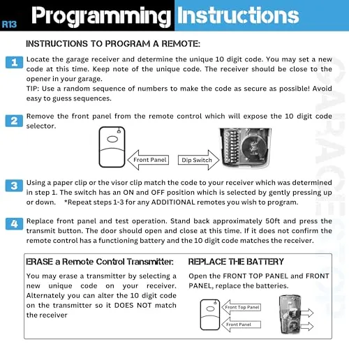 Garage Stop 308911 Remote Review: Linear Multicode Replacement image 3