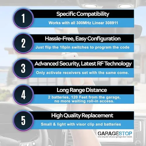 Garage Stop 308911 Remote Review: Linear Multicode Replacement image 4