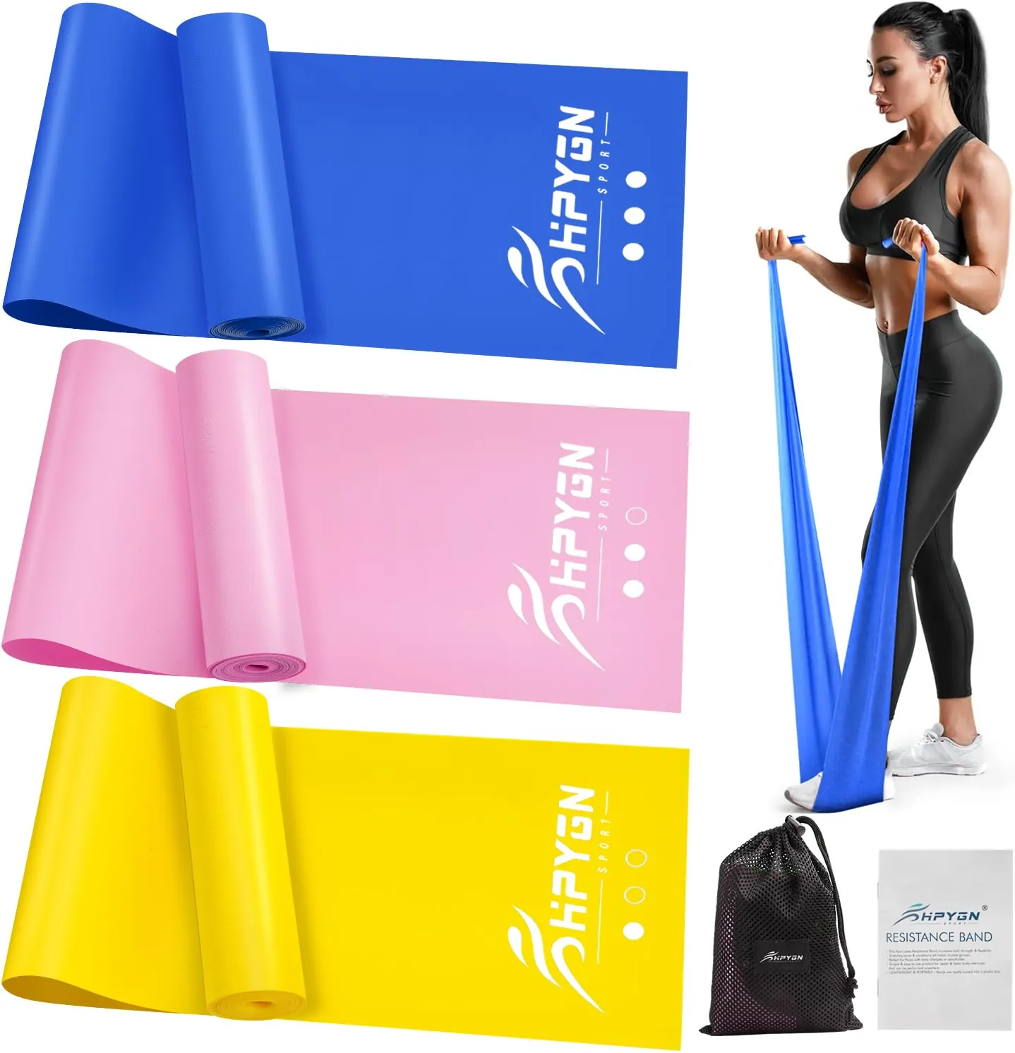 HPYGN Resistance Bands Review: Non-Latex Exercise Bands image 8