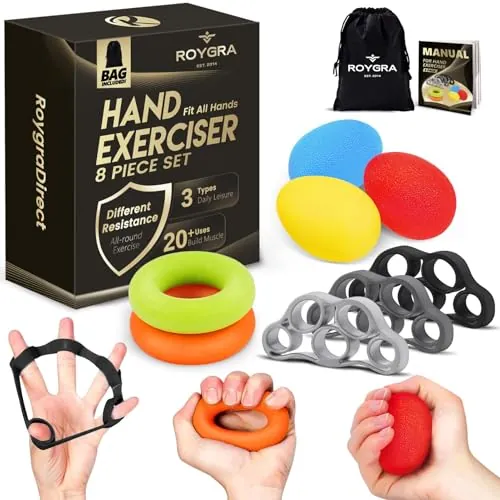 roygra Grip Strength Trainer Review: 8-Pack Hand Exerciser