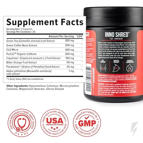 Inno Shred Review: Thermogenic Fat Burner Analysis image 4