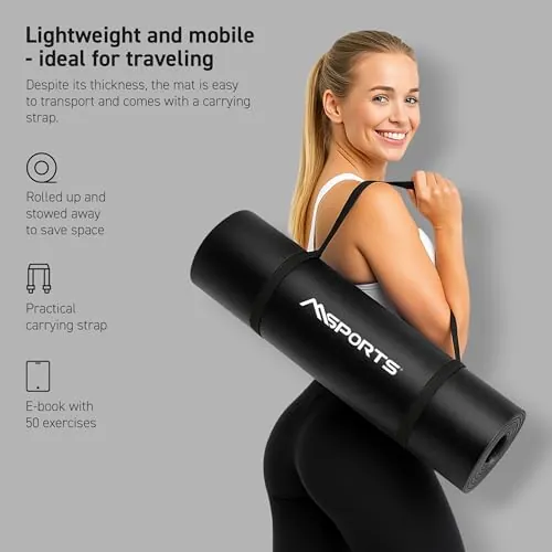 MSPORTS Yoga Mat Review: Thick Non-Slip Exercise Mat image 3