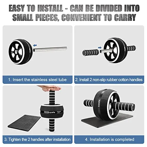 Luyata Ab Roller Wheel Review: 10-in-1 Home Gym Kit image 4