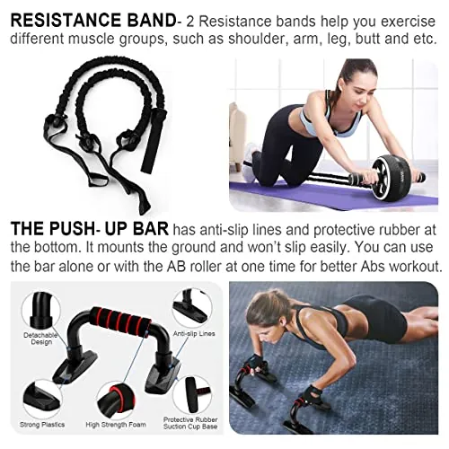 Luyata Ab Roller Wheel Review: 10-in-1 Home Gym Kit image 6