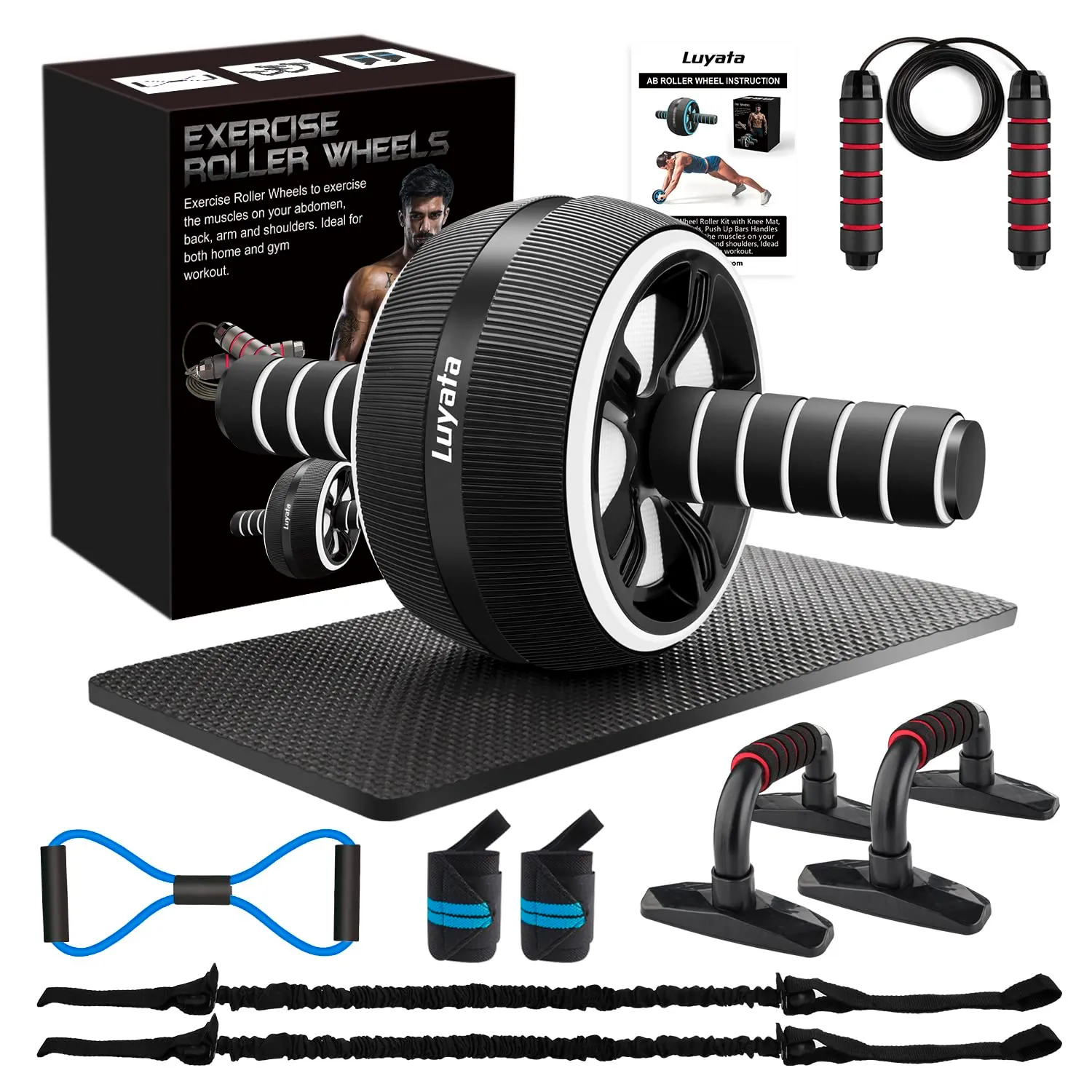 Luyata Ab Roller Wheel Review: 10-in-1 Home Gym Kit image 8