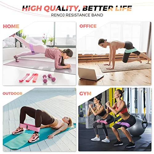 Renoj Resistance Bands Review: Fabric Loop Band Set image 4