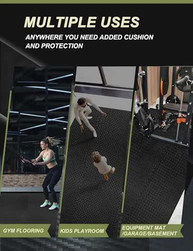 innhom Gym Flooring Review: Foam Floor Tiles for Home Gym image 6