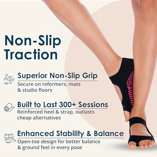Tucketts Allegro Toeless Pilates Socks Review image 2