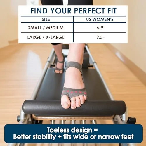 Tucketts Allegro Toeless Pilates Socks Review image 5