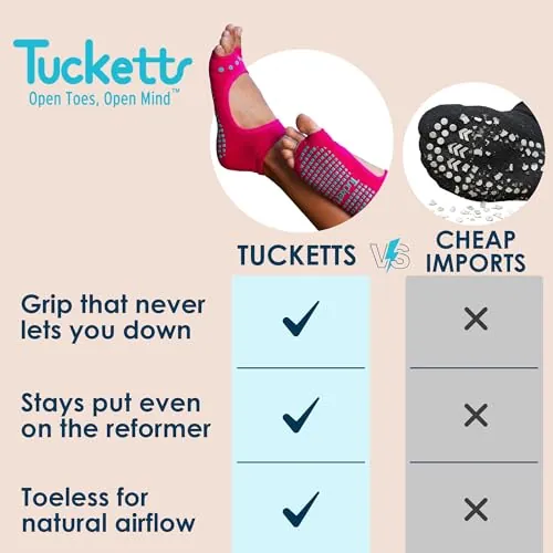 Tucketts Allegro Toeless Pilates Socks Review image 4