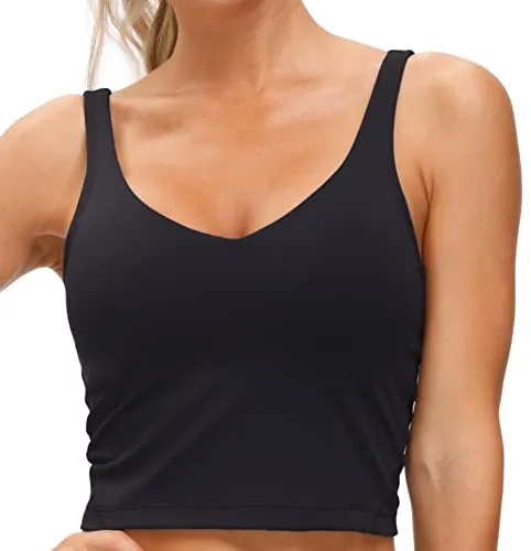 THE GYM PEOPLE Sports Bra Review: Longline Medium Support