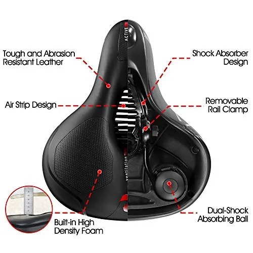 LCYMD Bike Seat Review: Wide Bicycle Saddle Analysis image 3