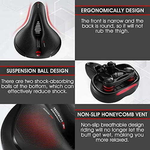 LCYMD Bike Seat Review: Wide Bicycle Saddle Analysis image 4