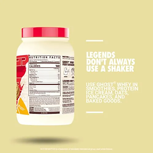 GHOST Whey Protein Powder Nutter Butter Review image 2