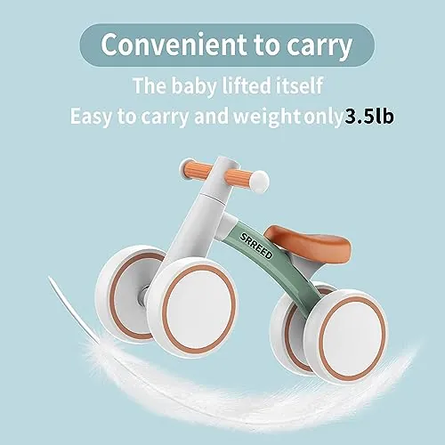SEREED Baby Balance Bike Review: 4-Wheel Toddler First Bike image 4