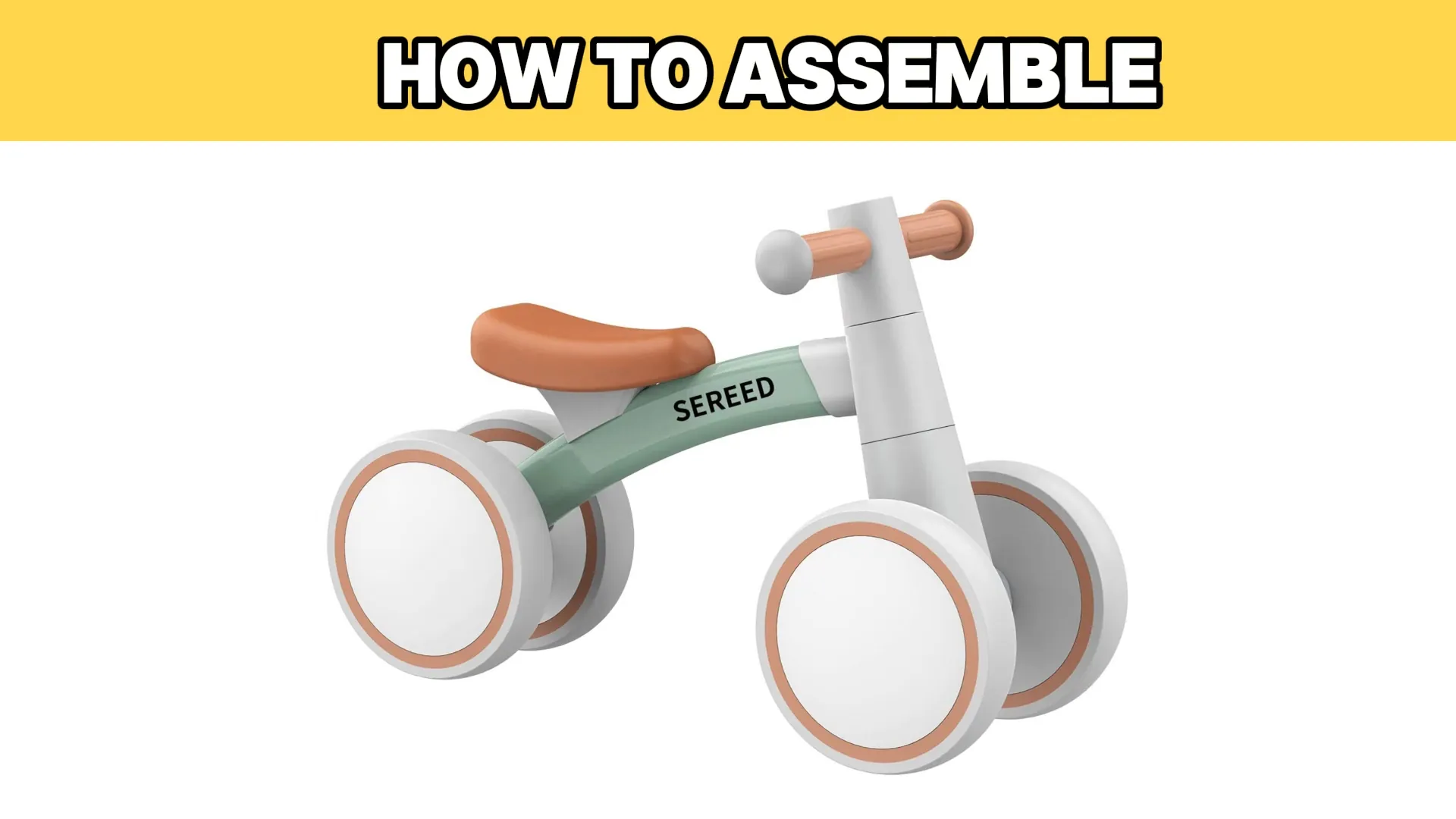 SEREED Baby Balance Bike Review: 4-Wheel Toddler First Bike image 7