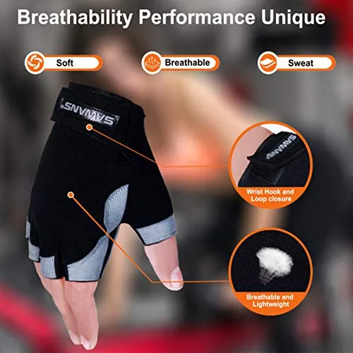 SAWANS Workout Gloves Review: Weight Lifting Gym Gloves image 2